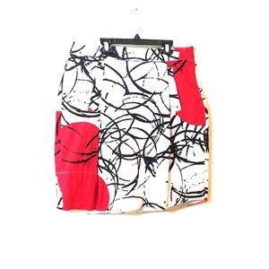 Skirt with pockets, side zip